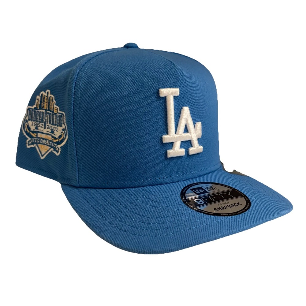 Los Angeles Dodgers New Era Light Blue 9FIFTY A-Frame Adjustable Snapback Hat